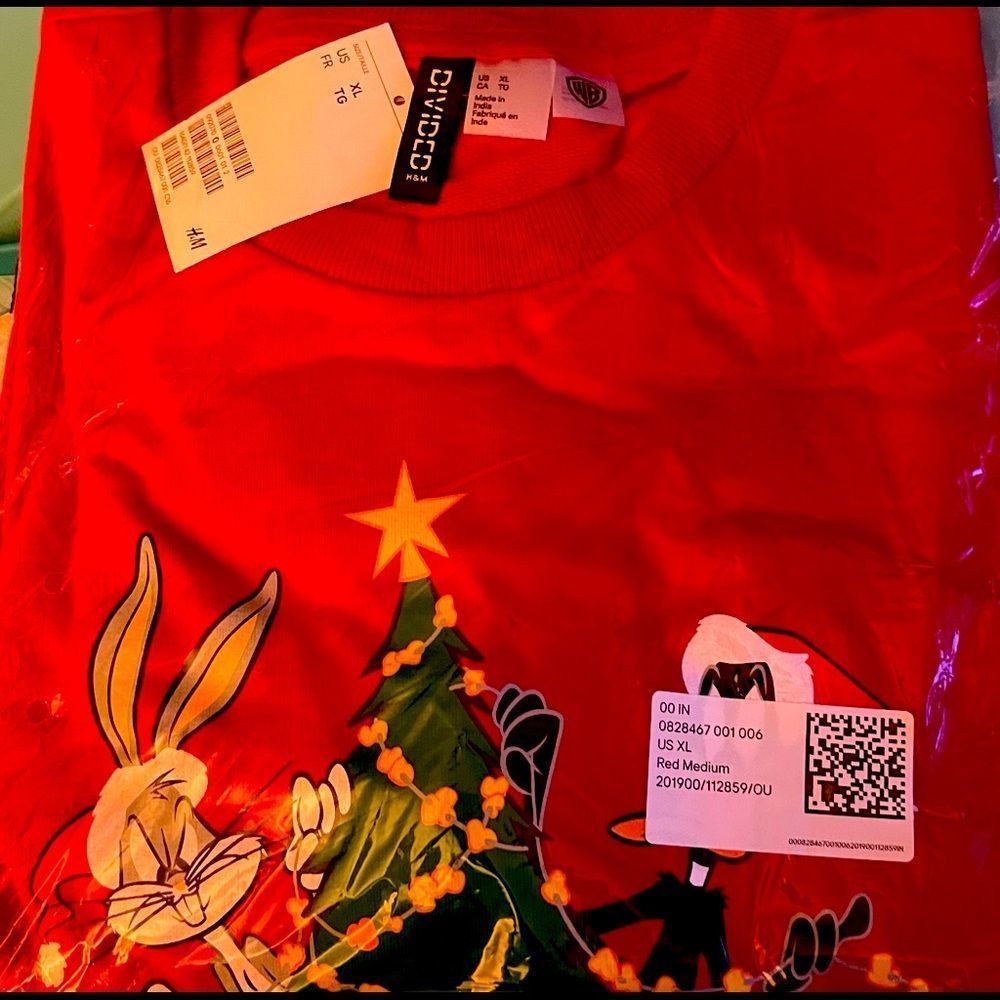 Looney Tunes Christmas Sweater - NWT